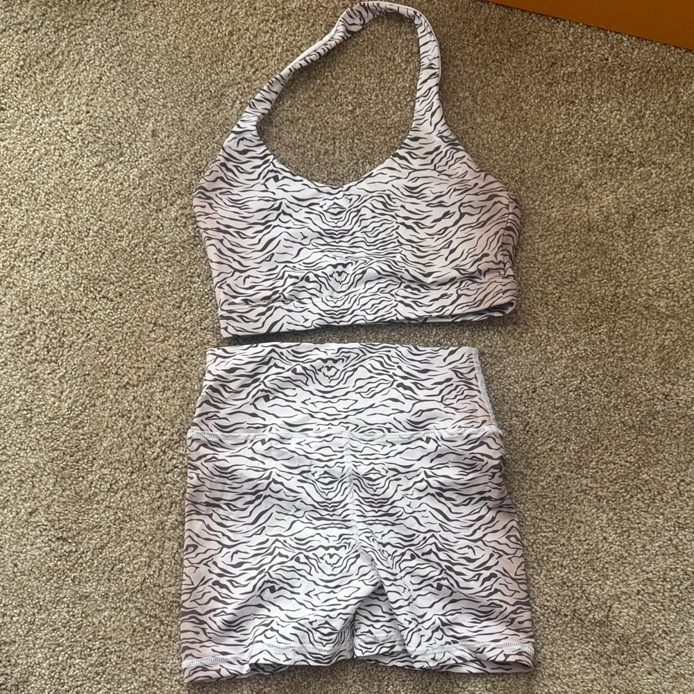 Women's Zebra Print Intimate Set